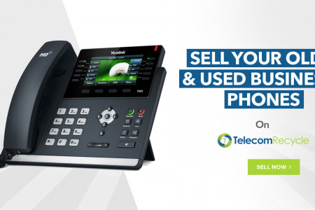 Sell Business Phones - Telecom Recycle Infographic