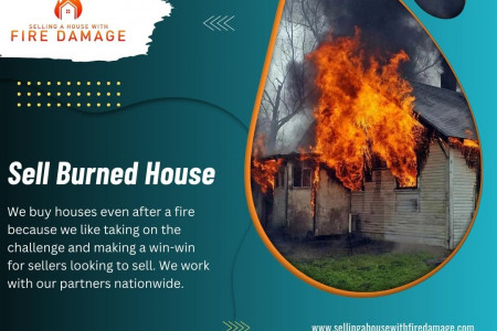 Sell Fire Damaged House Infographic