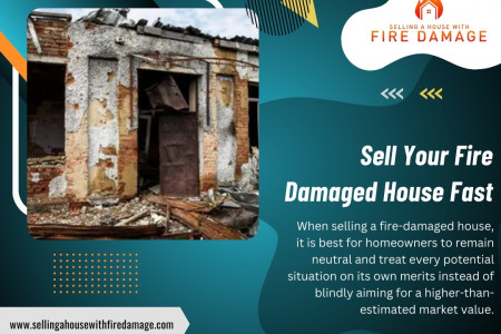 Sell Your Fire Damaged House Fast Infographic