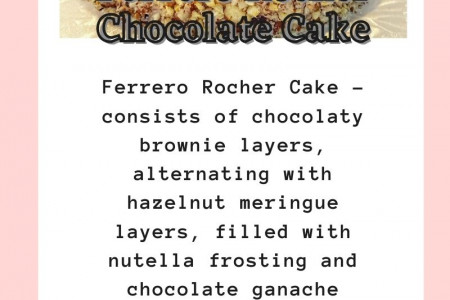Send Ferrero Rocher chocolate Cake Online to Canada| Gift Delivery Canada Infographic