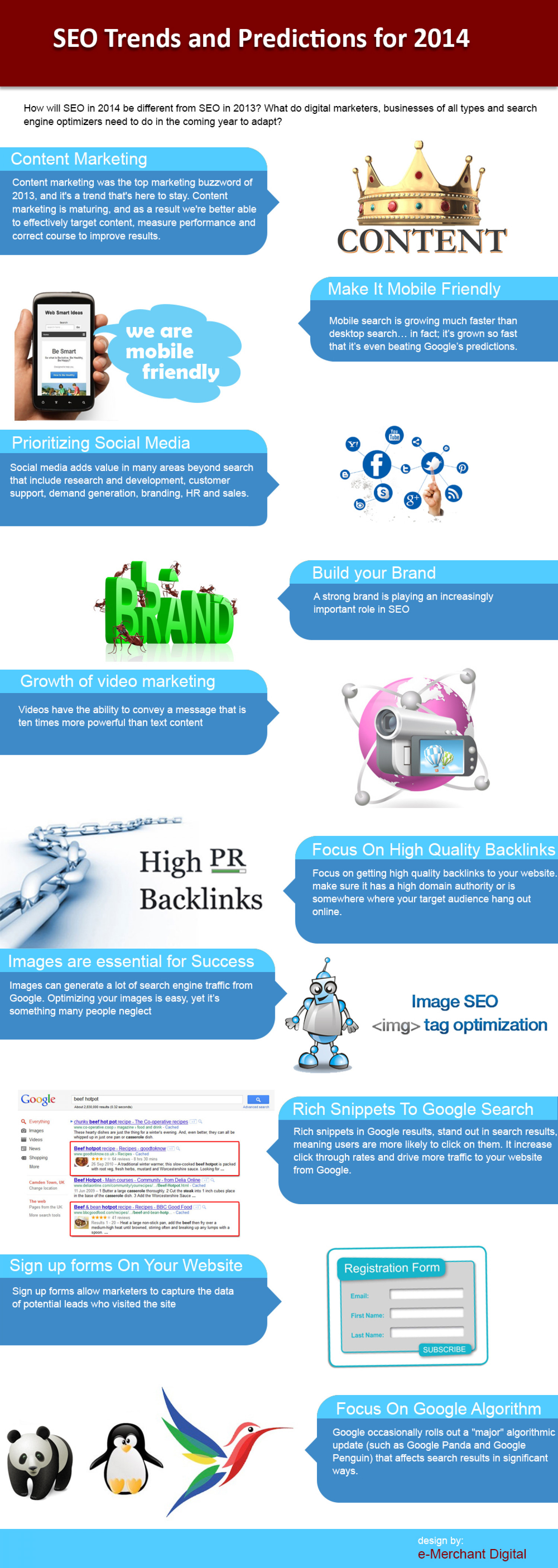 SEO Trends and Predictions for 2014 Infographic