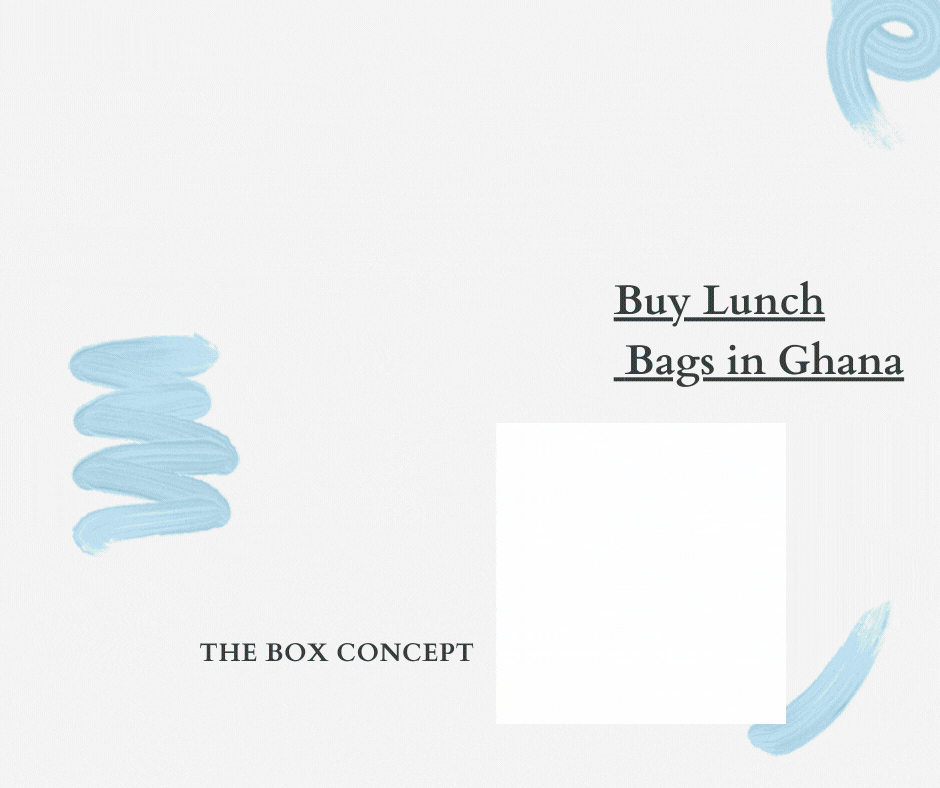 Shop Lunch Bags in Ghana from The Box Concept Infographic