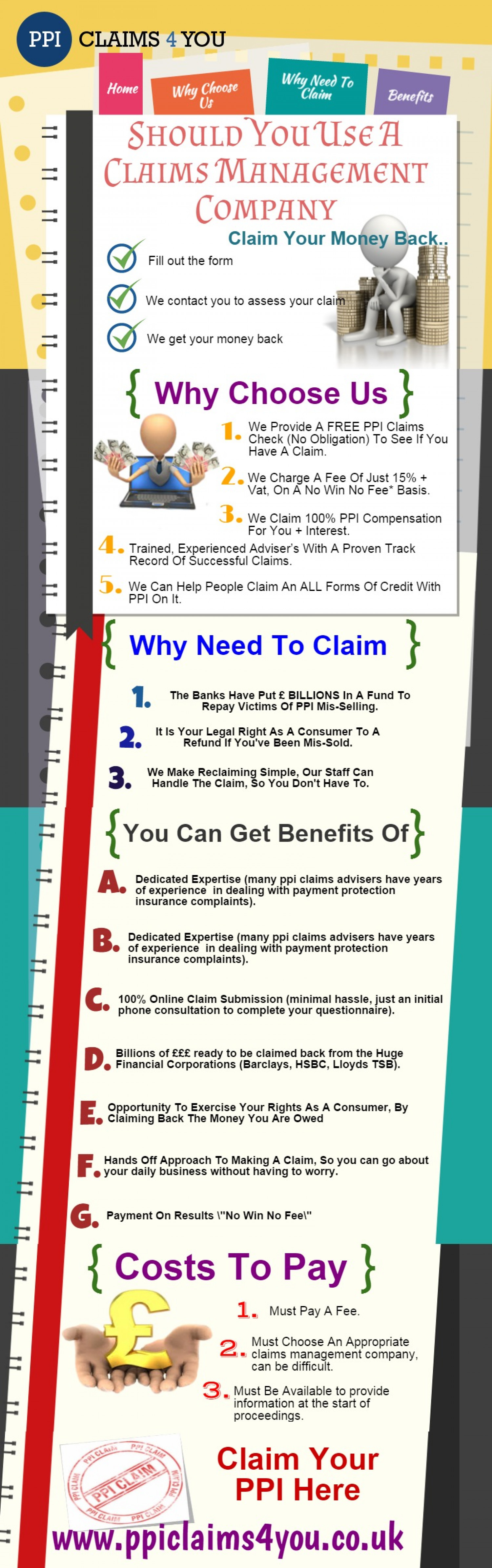 Should You Use A Claims Management Company? Infographic