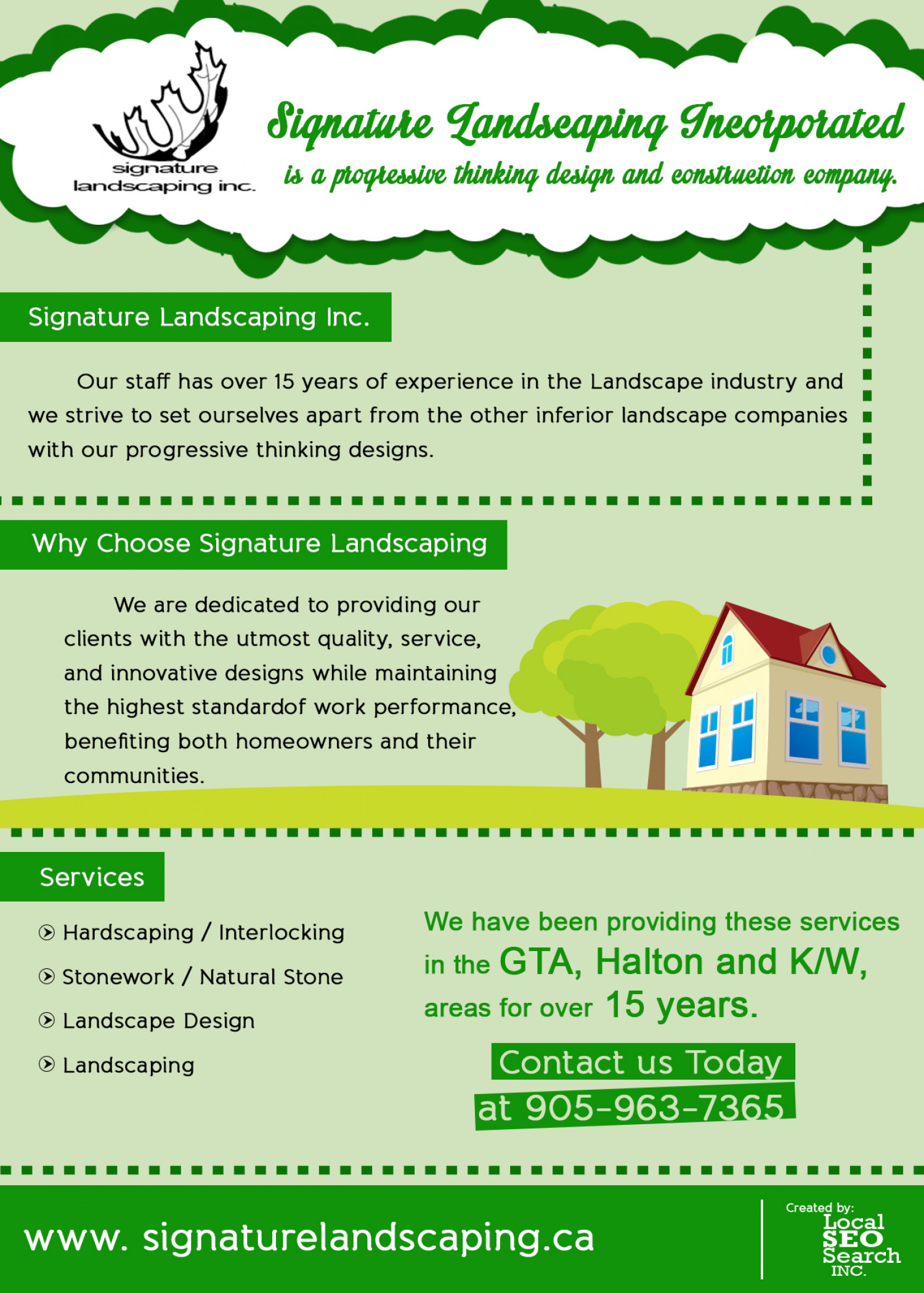 Signature Landscaping Incorporated Infographic