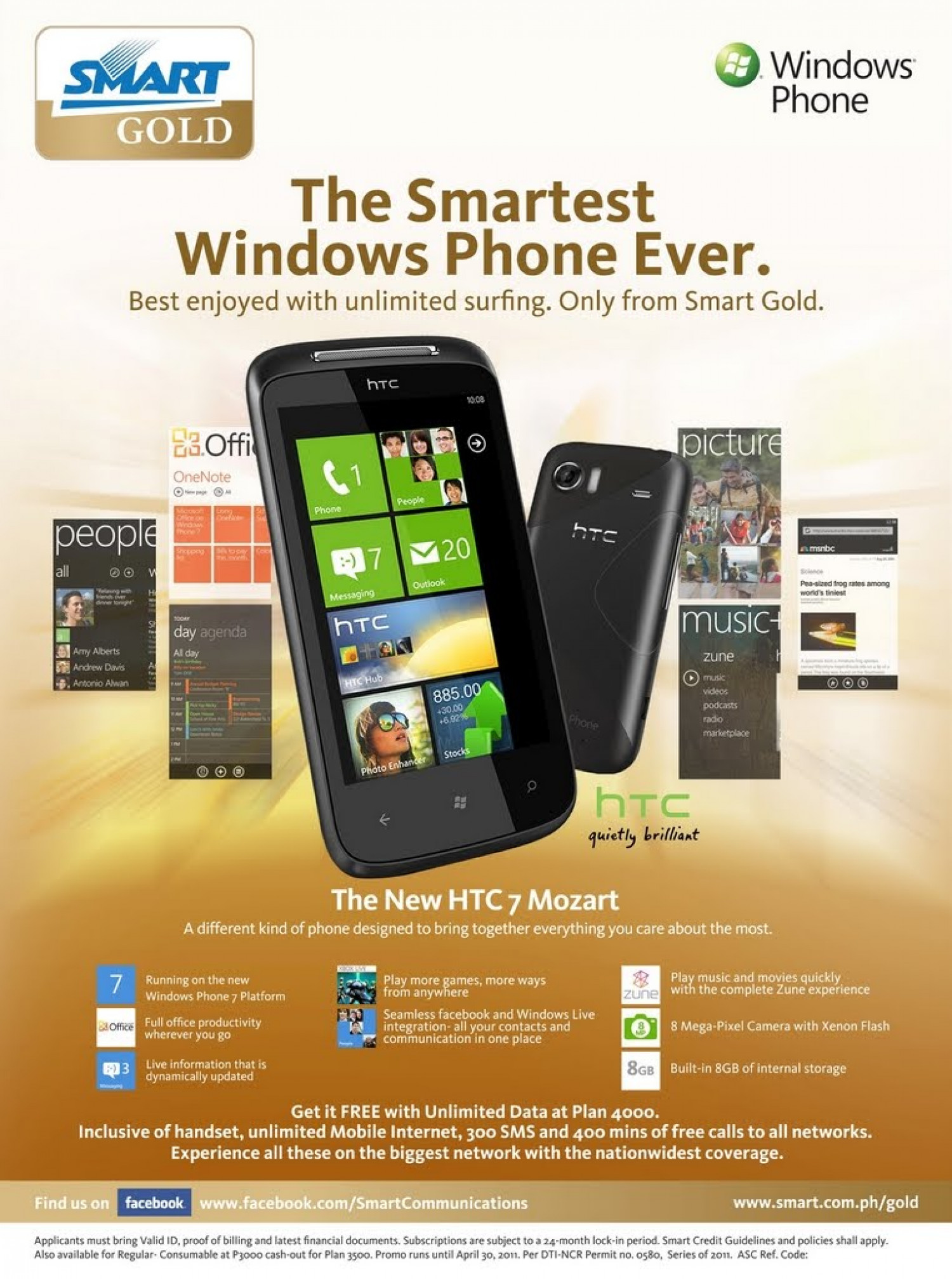 Smart introduces HTC 7 Mozart | COOLBUSTER. Infographic