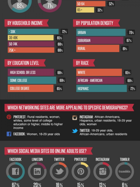 Social Media Demographics: Who Uses What Platforms? Infographic