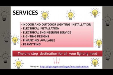Solar Light for Commercial Services Infographic