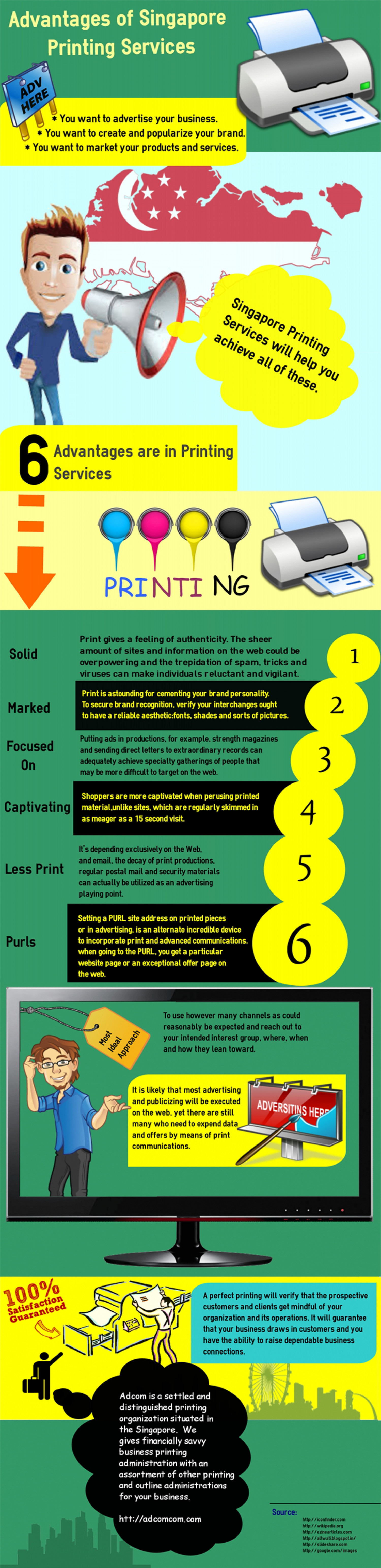 Some Essential Advantages of Printing Services Infographic