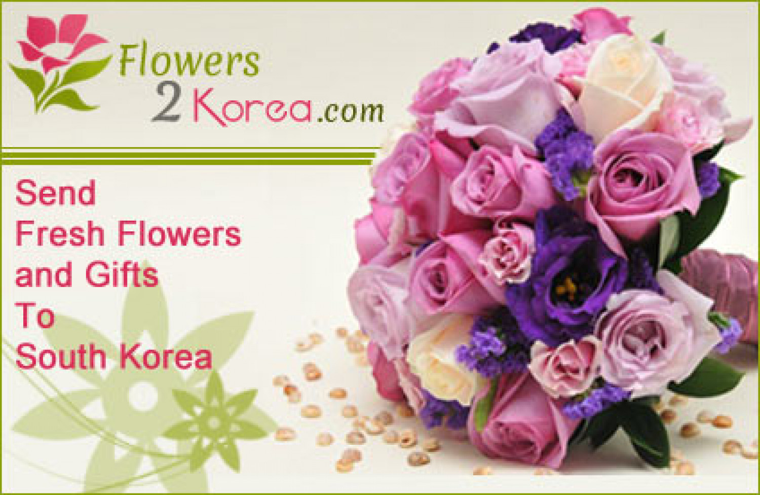 South Korea Florist Send Flowers to South Korea: Low Cost Delivery Infographic