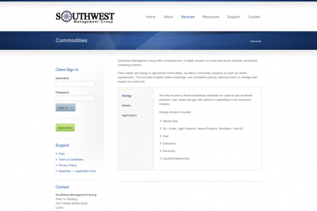 Southwest Management Group: Commodities Infographic