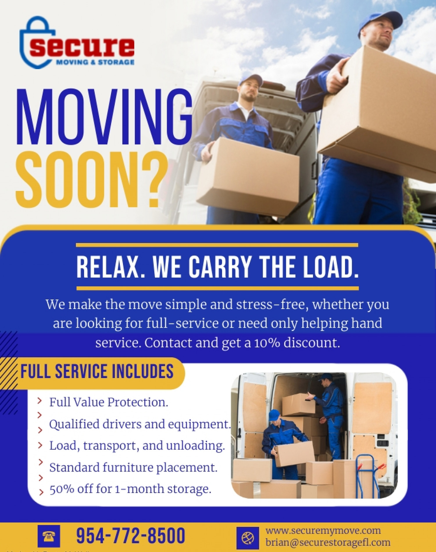 Special Offers Providing Moving Company Davie Florida Infographic