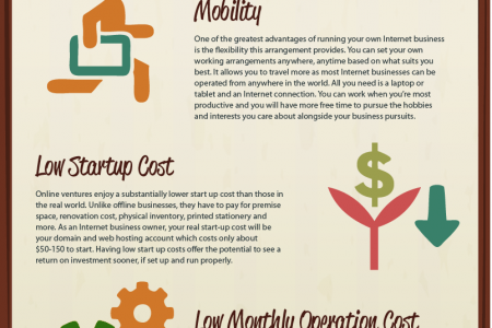 Starting  an Online Business  Infographic
