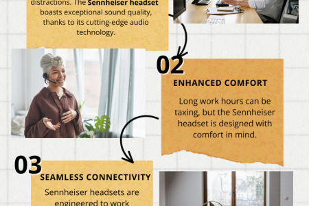 Stay Focused and Productive with the Sennheiser Headset Infographic