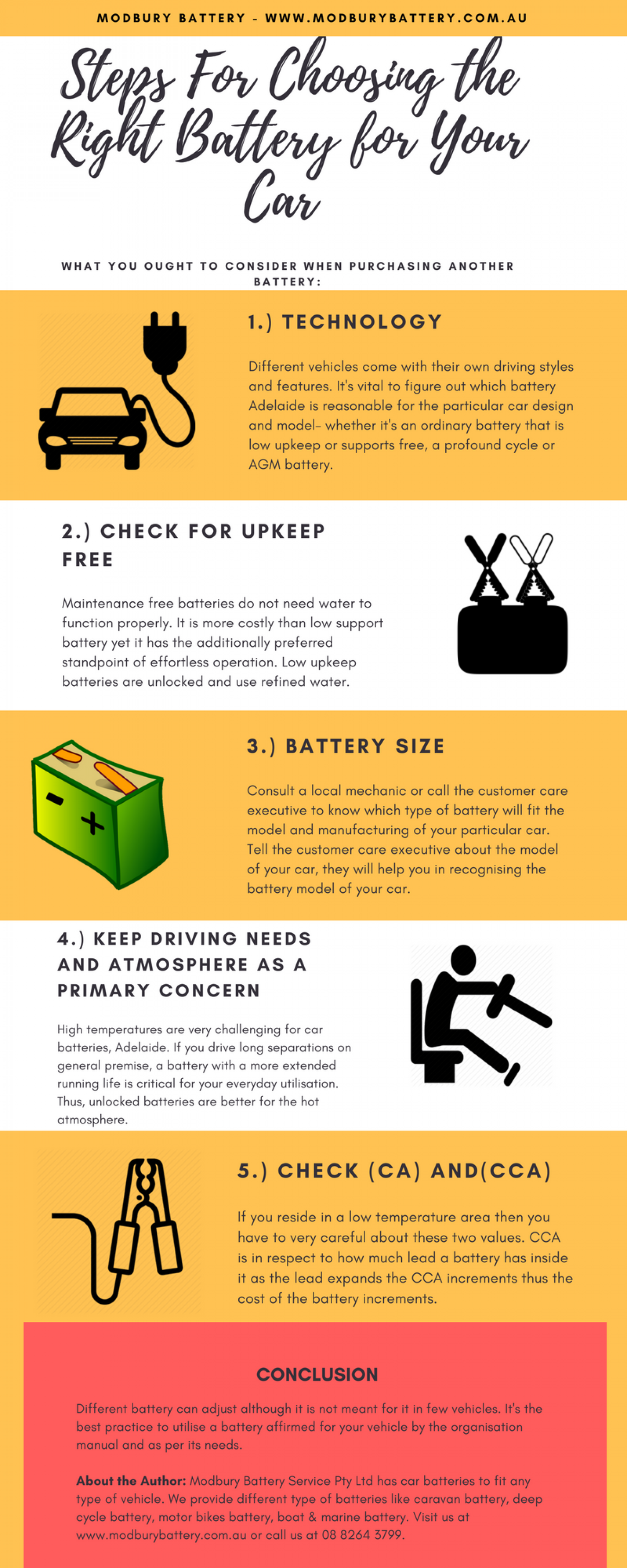 Steps For Choosing the Right Battery for Your Car Infographic