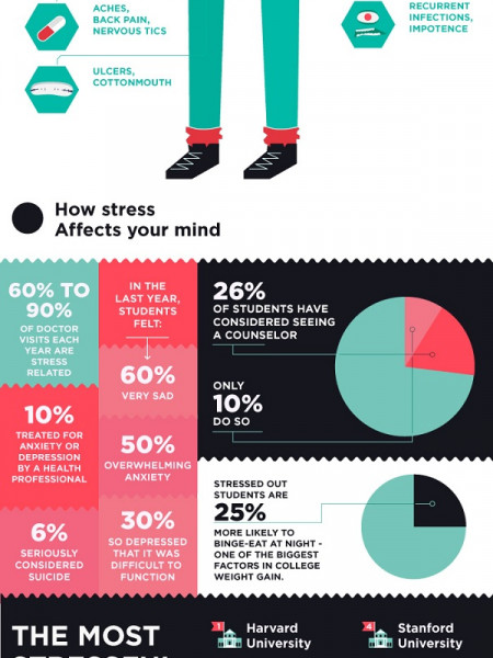 Stressed Out Students Infographic
