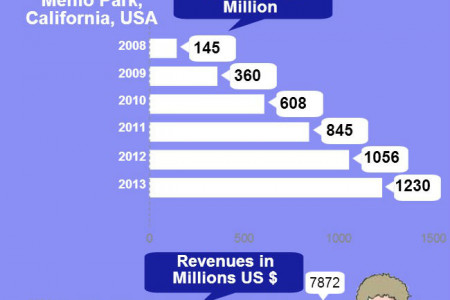 Successful 10 Years of Facebook Infographic