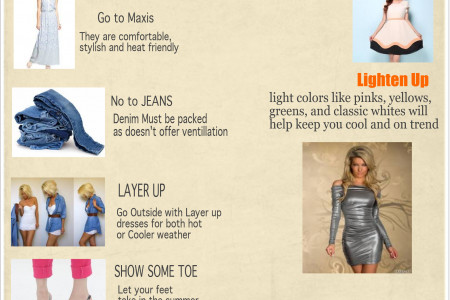 Summer Styles Ideas to Beat The Heat Infographic