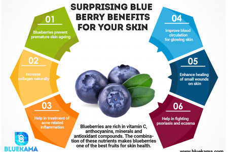 Surprising Blueberry Benefits for Your Skin Infographic