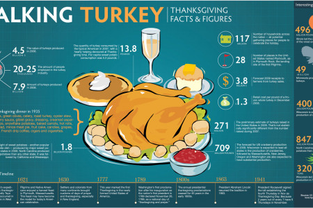 Talking Turkey: Thanksgiving Facts & Figures Infographic