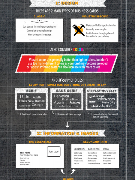 The 21st Century Business Card Infographic