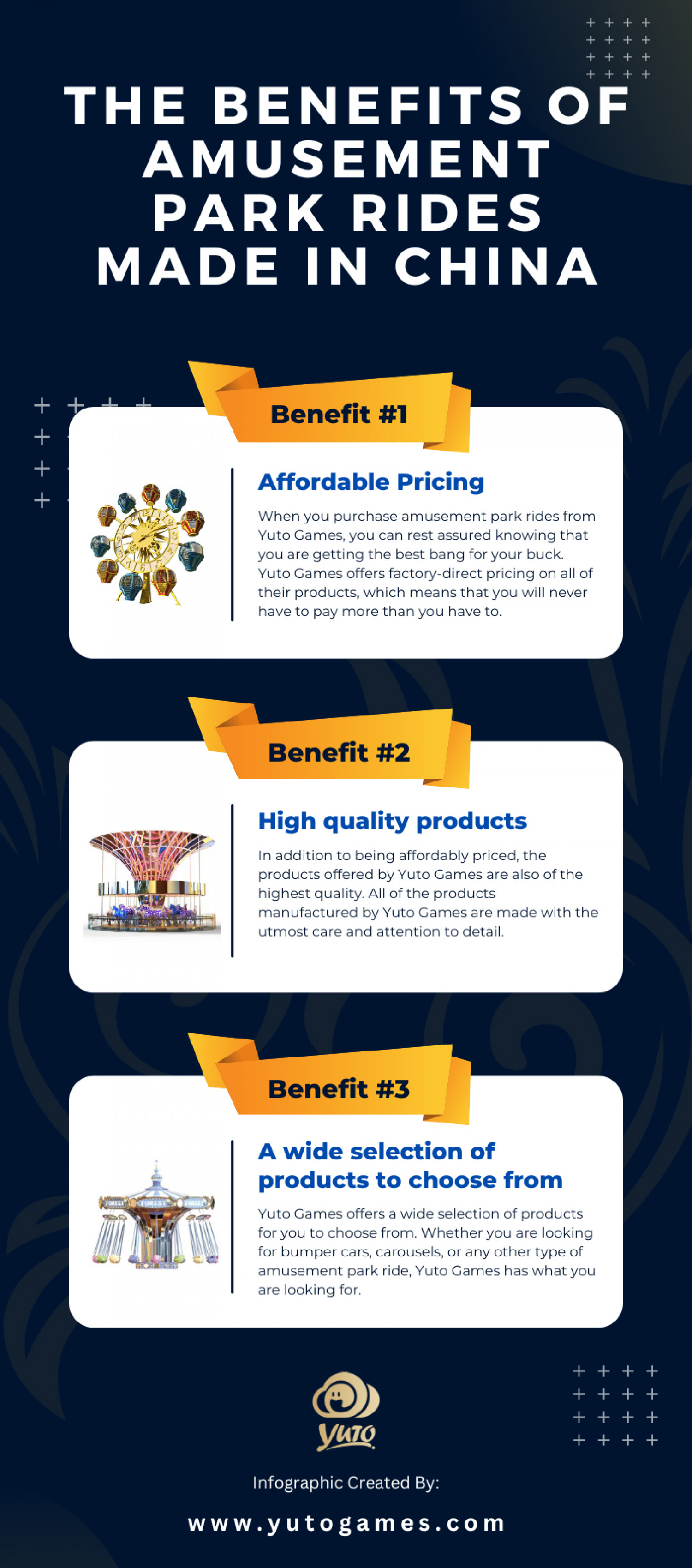 The Benefits of Amusement Park Rides Made In China Infographic