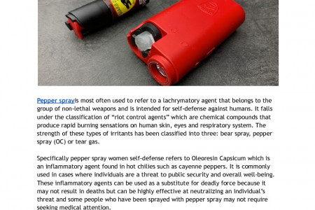 The Best Pepper Spray for Sale Under $7! Infographic