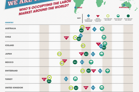 The Labor Force around the World Infographic