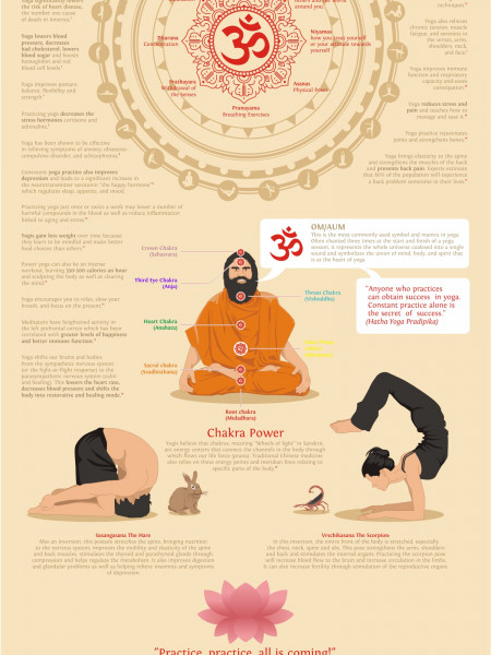 The Power of Yoga Infographic