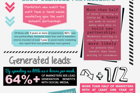 The Top Benefits Achieved in Social Media in 2013 by 3,000+ Leading Marketers Infographic