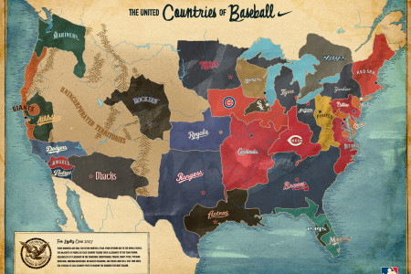 The United Countries of Baseball Infographic