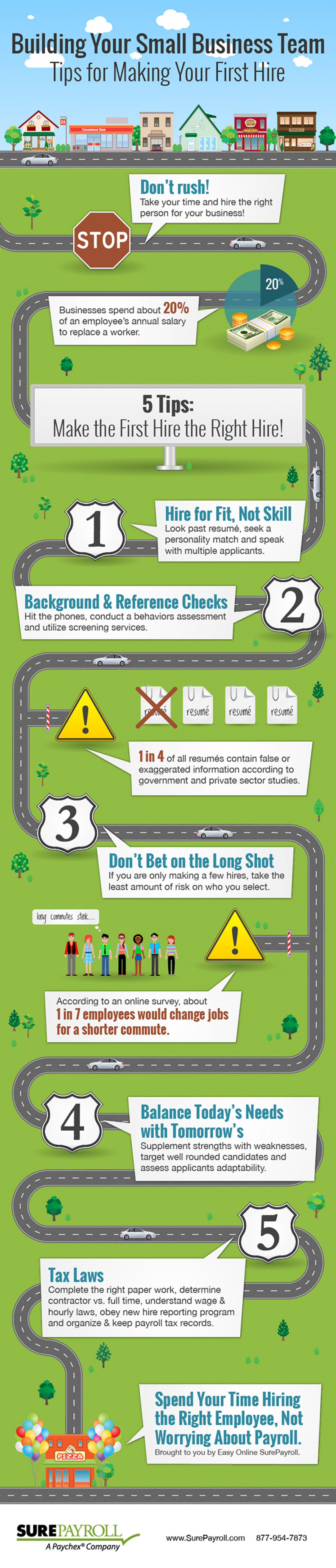 Tips for Making Your First Hire Infographic