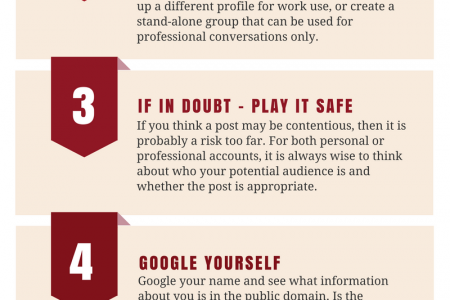 Tips for Social Media Etiquette at Work Infographic