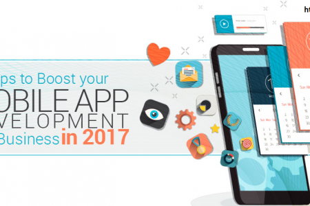 Tips to boost your mobile application development business in 2018 Infographic