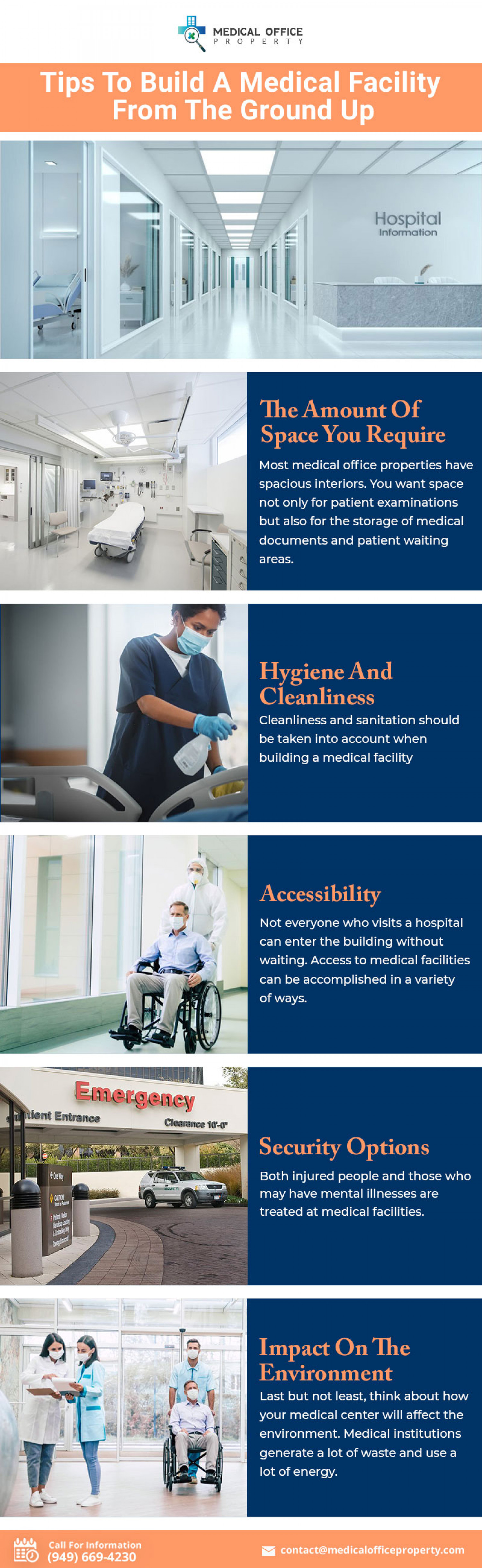 Tips To Build A Medical Facility From The Ground Up Infographic