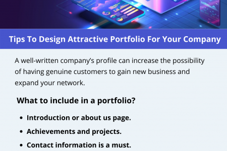 Tips To Design Attractive Portfolio For Your Company Infographic