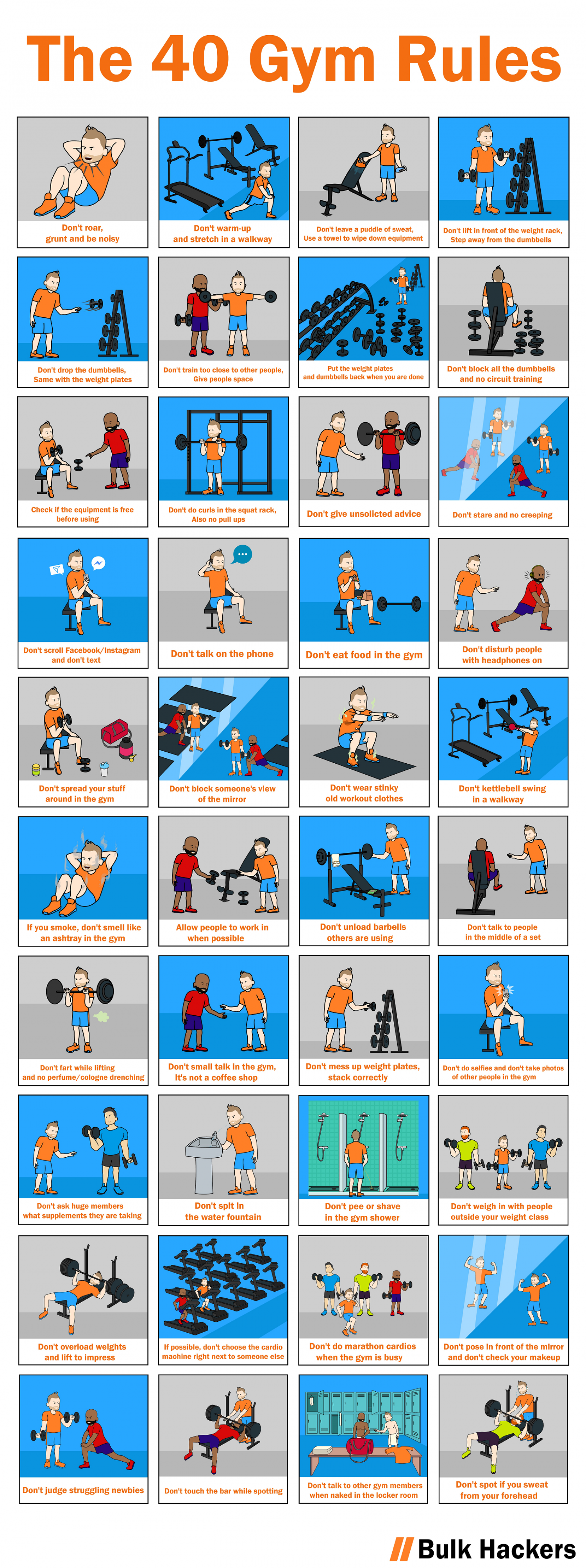 Gym Etiquette: Dos & Don'ts of the Gym