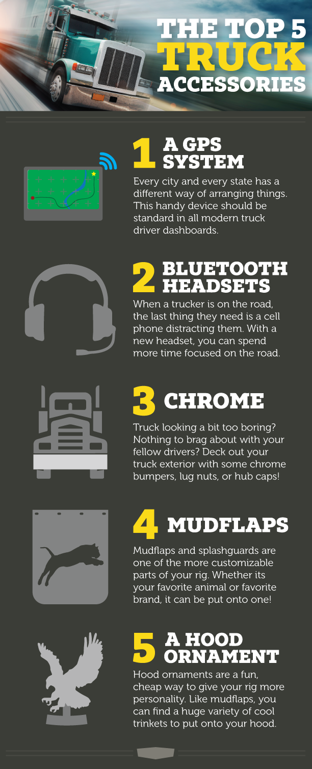 Top 5 Trucking Accessories