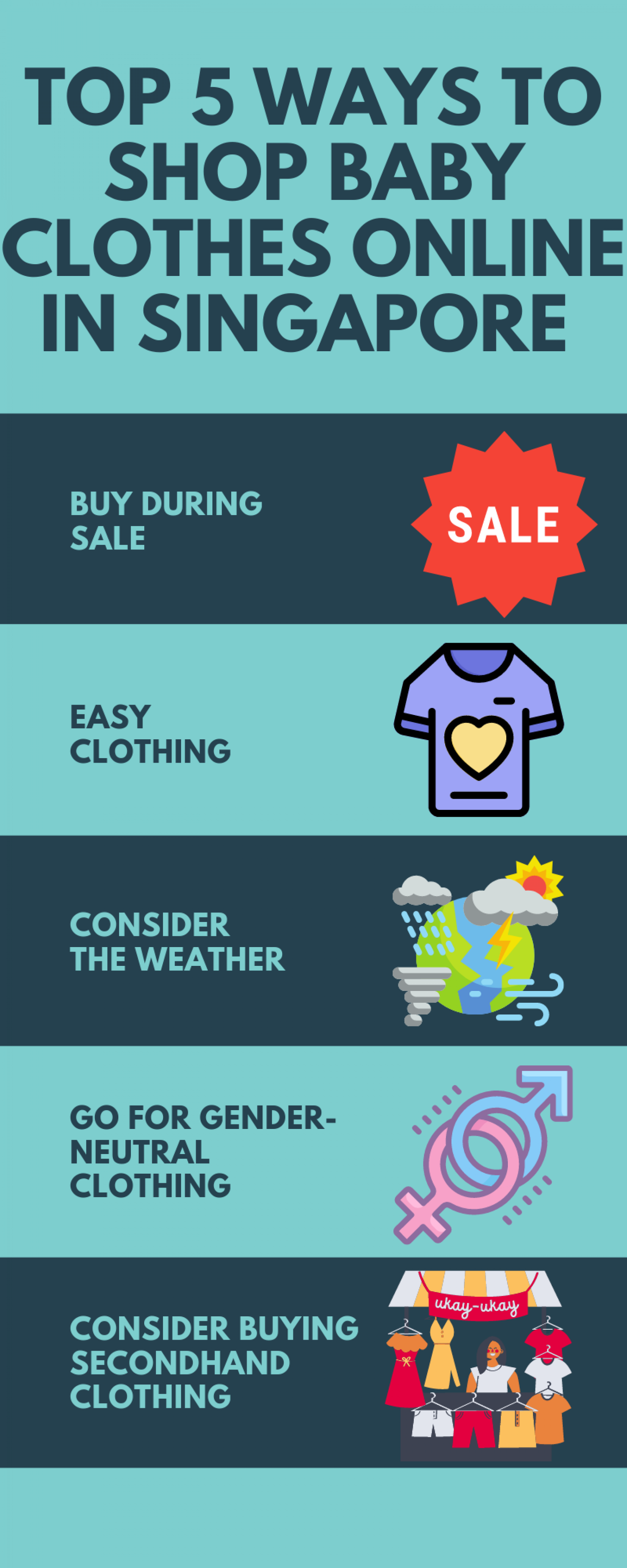 Top 5 Ways to Shop Baby Clothes Online in Singapore  Infographic