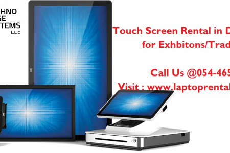 Touch Screen Rental Dubai Infographic