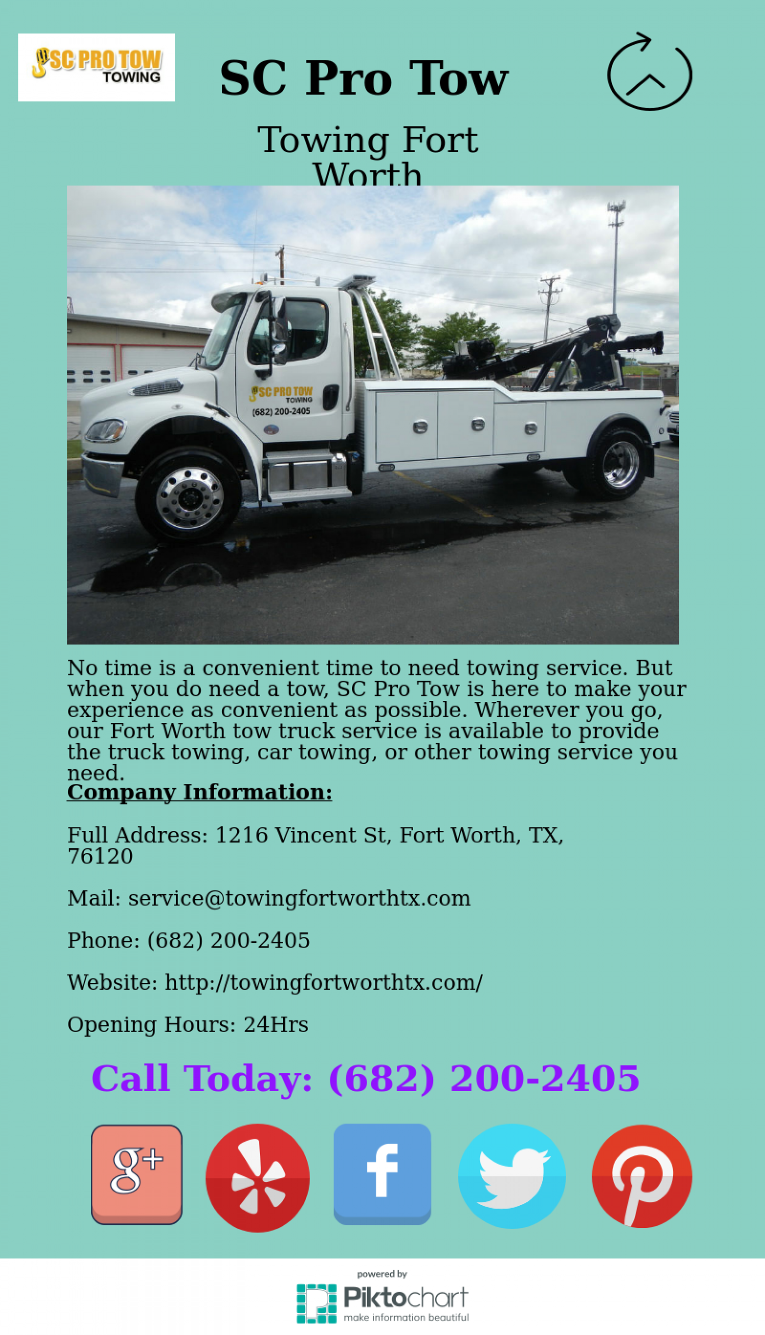 Towing Fort Worth | SC Pro Tow Infographic