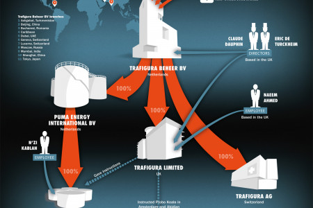 Trafigura's corporate structure Infographic
