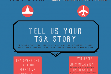 TSA OVERSIGHT: Tell Us Your Experience Infographic
