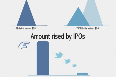 Twitter IPO vs Facebook IPO Infographic Infographic