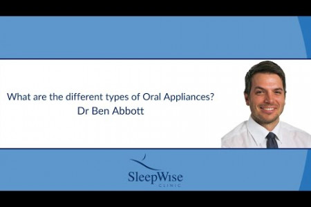 Types of Oral Appliance's - Dr Ben Abbott Infographic