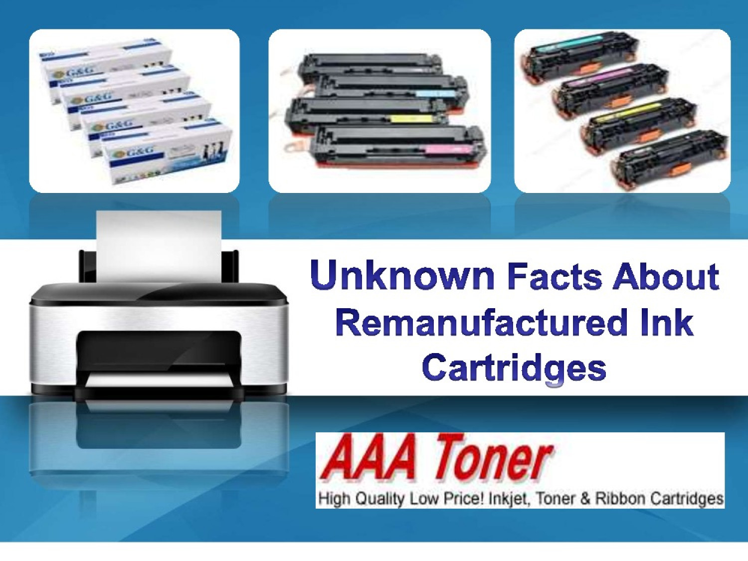 Unknown Facts About Remanufactured Ink Cartridges Infographic