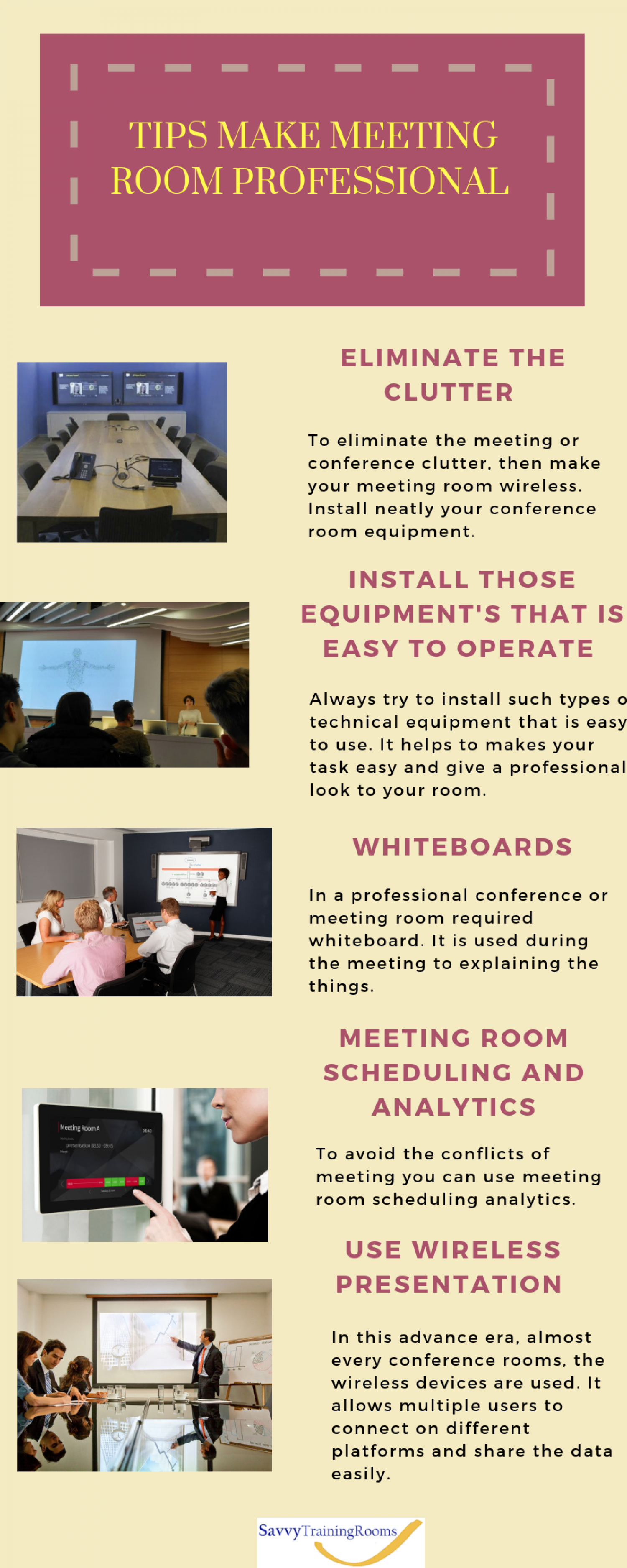 Best Ideas To build a Meeting Room Rental Infographic