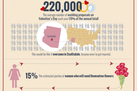 Valentine's Day Facts Infographic