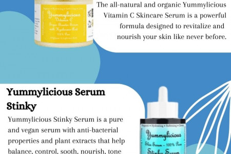 Vegan Serums Range Infographic