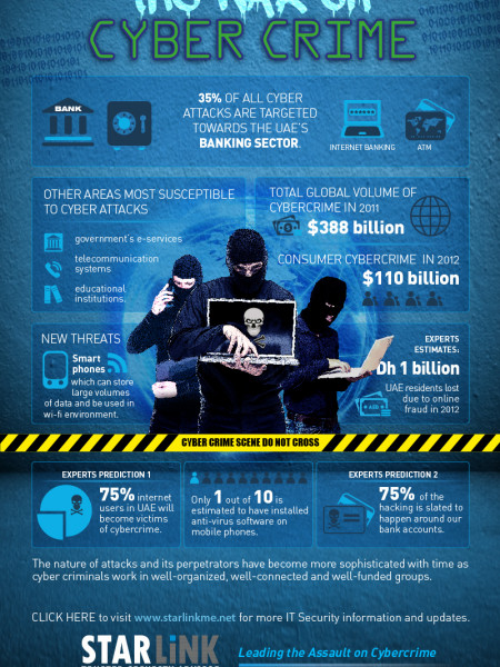 War on Cybercrime Infographic