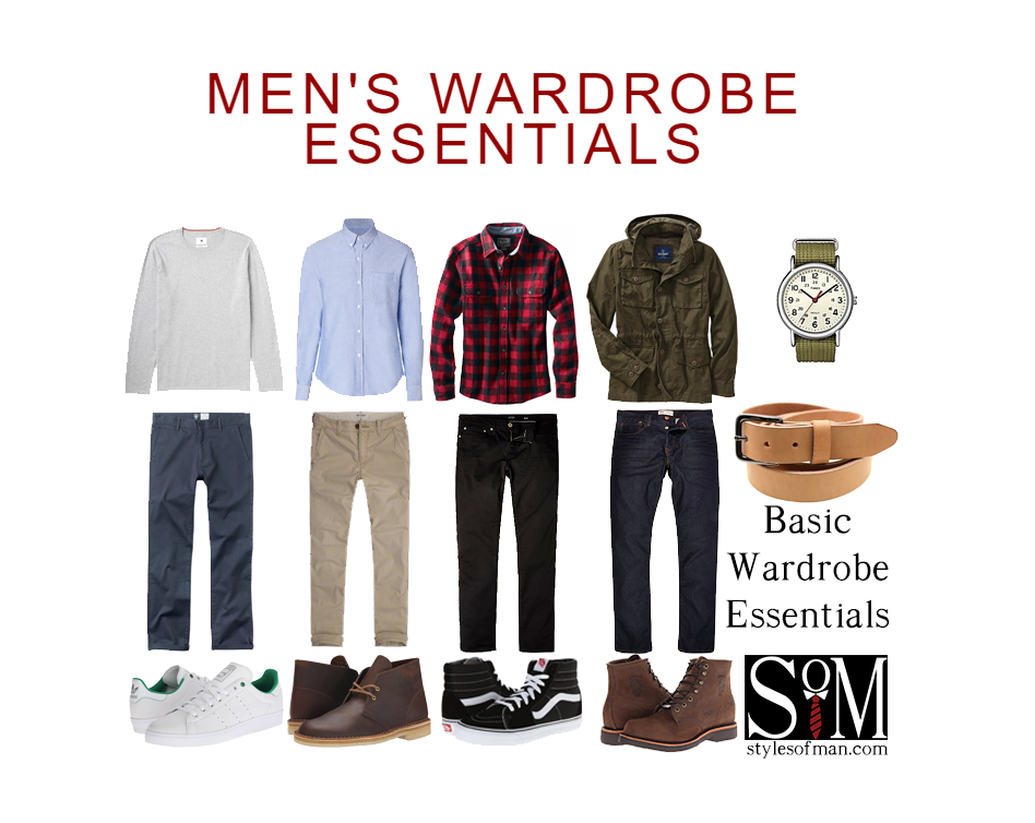 Men's Wardrobe Essentials (How to Help Your Husband's Closet) - Merrick's  Art